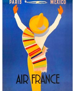 Air France, Mexico, Adv-250