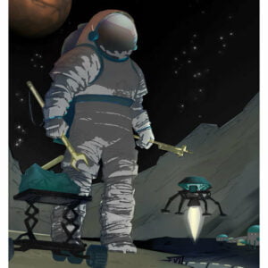 NASA, Work the Night Shift on Mars' Moon, Adv-77