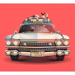 GHOSTBUSTERS CAR, CAR-3.