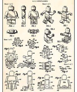 U.S. Patent, Lego Toy Figure, PTN-002.