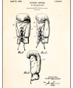 U.S. Patent, Boxing Glove, PTN-004.