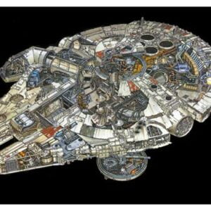 STAR WARS, Millennium Falcon, STW-92.