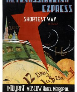 Intourist, posters from the Soviet era, Adv-319