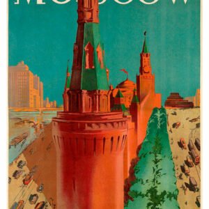 Moscow, Intourist, posters from the Soviet era, Adv-325