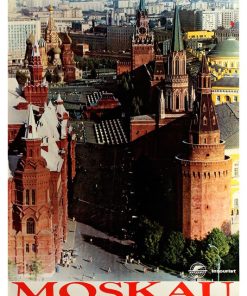 Moscow, Intourist, posters from the Soviet era, Adv-327