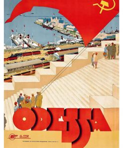 Intourist, posters from the Soviet era, Adv-334