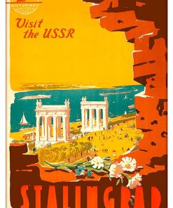 Intourist, posters from the Soviet era, Adv-336