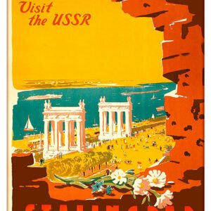 Intourist, posters from the Soviet era, Adv-336