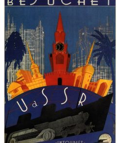 Intourist, posters from the Soviet era, Adv-339