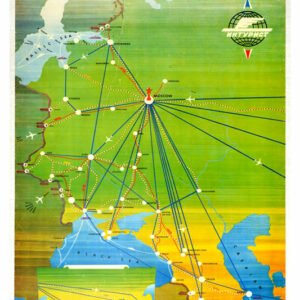 Intourist, posters from the Soviet era, Adv-341
