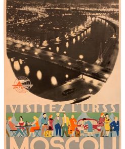 Intourist, posters from the Soviet era, Adv-342
