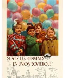 Intourist, posters from the Soviet era, Adv-343