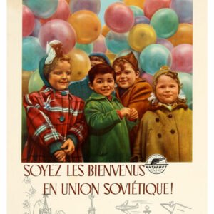 Intourist, posters from the Soviet era, Adv-343