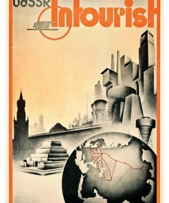 Intourist, posters from the Soviet era, Adv-344
