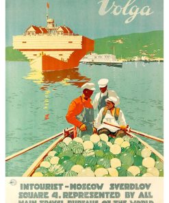 Intourist, posters from the Soviet era, Adv-348