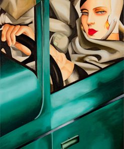 Tamara De Lempicka, In The Green Bugatti, Self Portrait, LG-ARPI-001