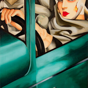 Tamara De Lempicka, In The Green Bugatti, Self Portrait, LG-ARPI-001