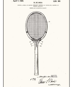 Patent for a Tennis and Badminton Racket - Pe PTN-013